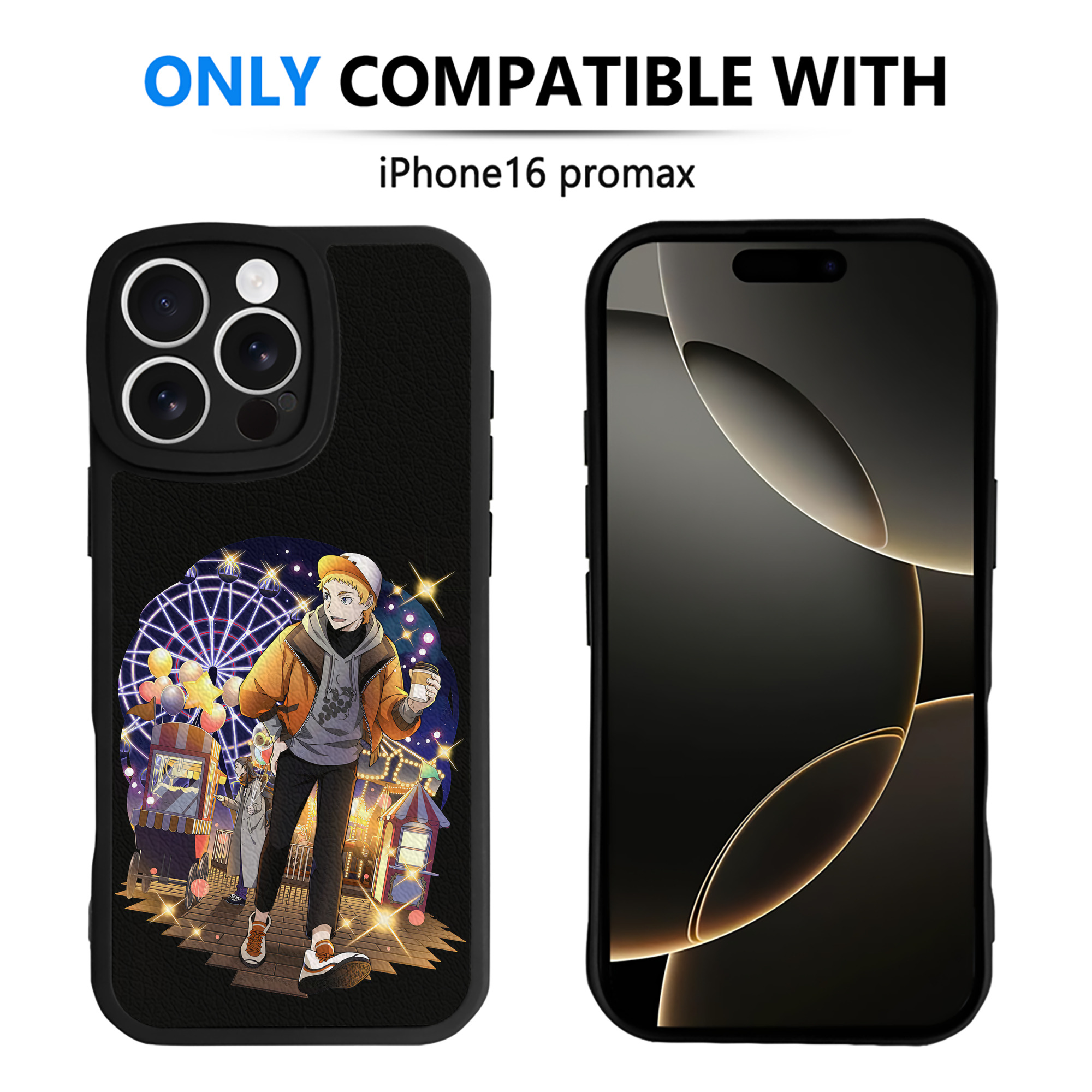 （画像用） 文豪ストレイドッグス Bungo Stray Dogs 【iPhone 16シリーズ対応】シリコンスマホケース（レザー調） 材質：シリコン